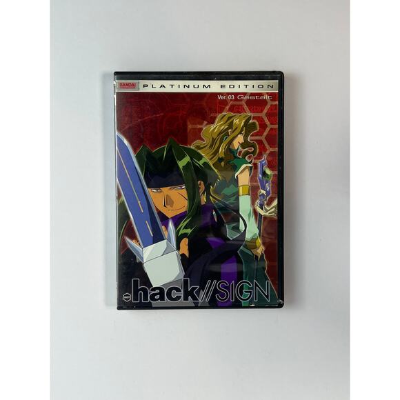 DVD .hack// SIGN Volume 3 Gestalt English / Japanese Bandai Entertainment 2003 - Picture 1 of 6